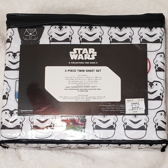 Star Wars twin microfiber sheet set NWT - Picture 5 of 5